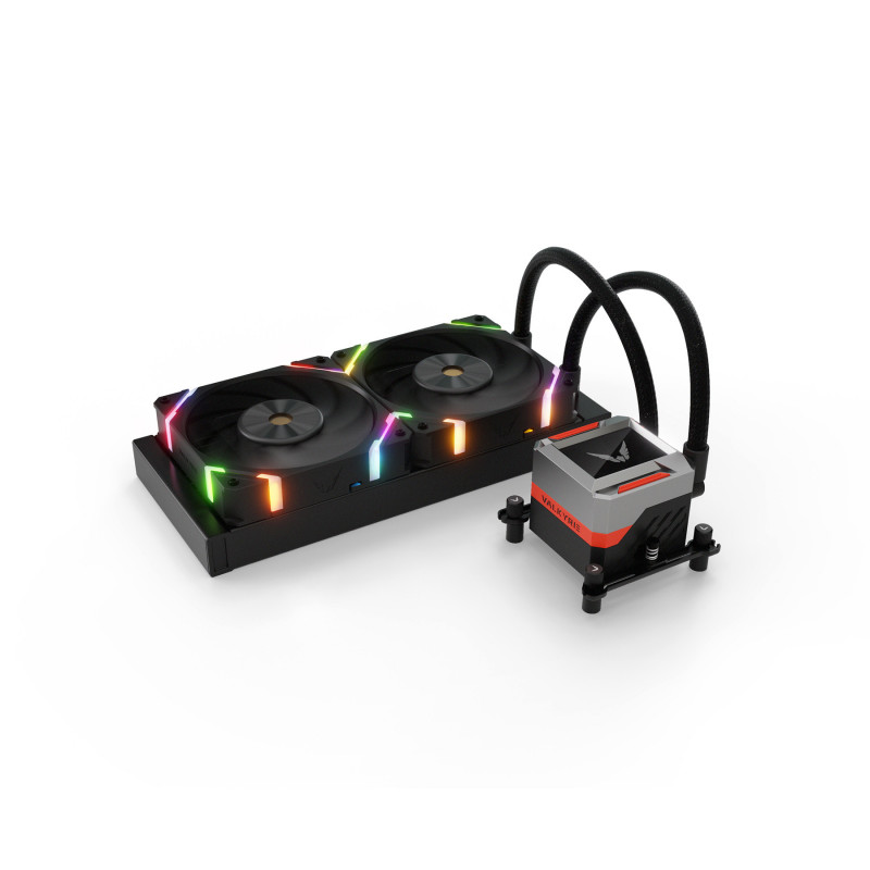 Valkyrie VK-AIOSY240B système de refroidissement d’ordinateur Processeur Refroidisseur de liquide tout-en-un 24 cm Noir