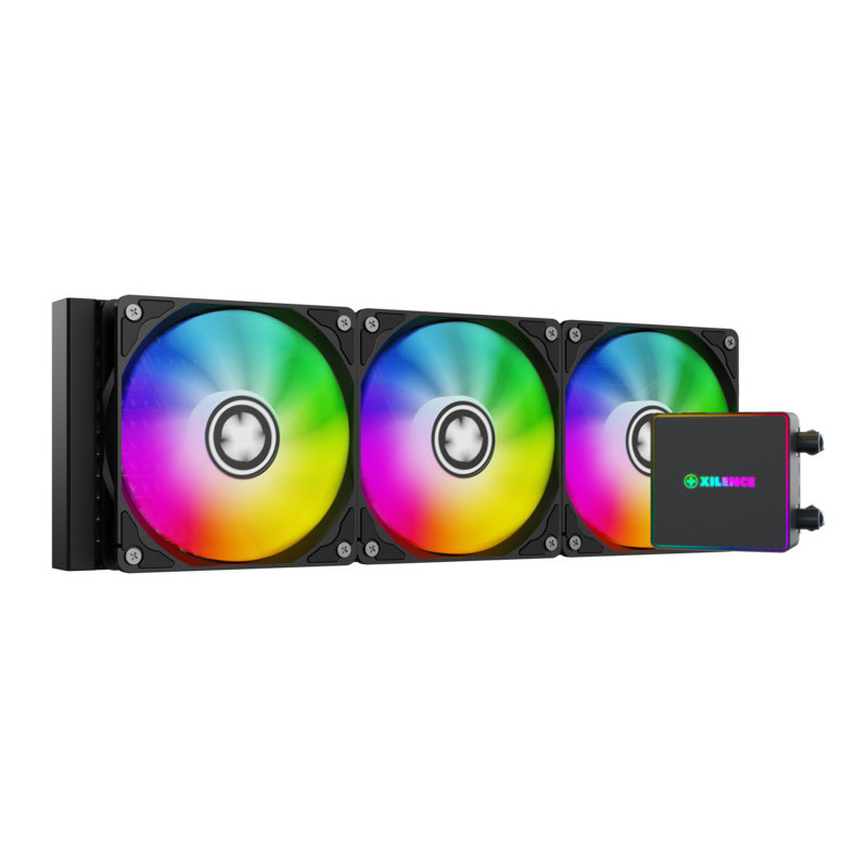 Xilence LQ360PRO.ARGB système de refroidissement d’ordinateur Processeur Refroidisseur de liquide tout-en-un 12 cm Noir 1