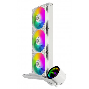 Xilence XC998 système de refroidissement d’ordinateur Processeur Kit de refroidissement du liquide 12 cm Blanc 1 pièce(s)