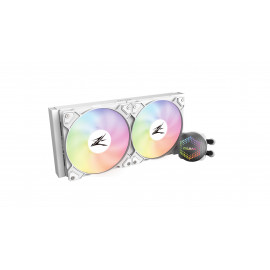 Zalman ALPHA24 White CPU Liquid Cooler 240mm Radiator 2 x 10 mm Fan ARGB pump Dual Processeur Refroidisseur de liquide