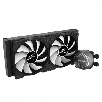 Zalman ALPHA28 Black CPU Liquid Cooler 280mm Radiator 2 x 140 mm Fan ARGB pump Dual Processeur Refroidisseur de liquide