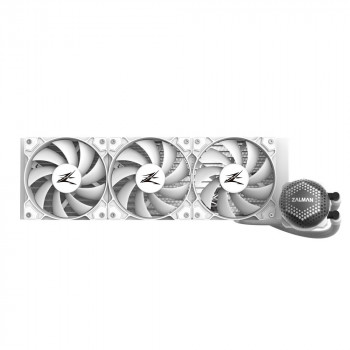 Zalman ALPHA36 White CPU Liquid Cooler 360mm Radiator 3 x 120 mm Fan ARGB pump Dual Processeur Refroidisseur de liquide