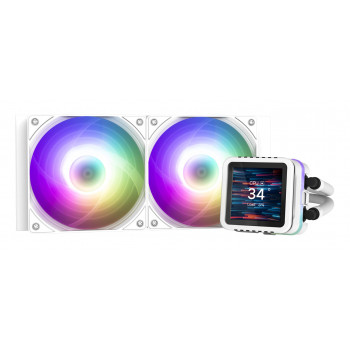 Zalman ALPHA2 DS A24 WHITE système de refroidissement d’ordinateur Processeur Refroidisseur de liquide tout-en-un 12 cm Blanc 1
