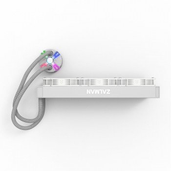Zalman Reserator5 Z36 ARGB Processeur Refroidisseur de liquide tout-en-un 12 cm Blanc