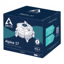 ARCTIC Alpine 17 Processeur Refroidisseur d'air 9,2 cm Noir, Argent 1 pièce(s)