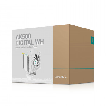 DeepCool AK500 Digital WH Processeur Refroidisseur d'air 12 cm Blanc 1 pièce(s)