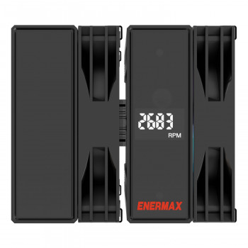 Enermax ETS-TD60D-ARGB système de refroidissement d’ordinateur Processeur Refroidisseur d'air 12 cm Noir