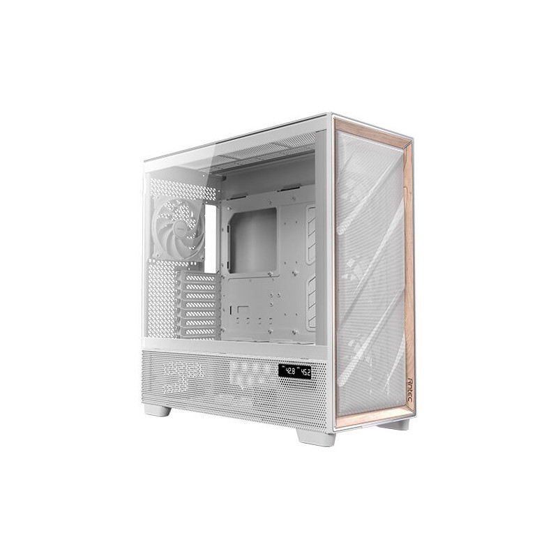 Antec FLUX PRO White EUV Full Tower Blanc, Bois