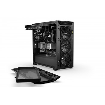 be quiet! Shadow Base 800 Noir | Boîtier PC vitré, Mini ITX   Micro ATX   ATX   E-ATX, 3 ventilateurs Pure Wings 3 140 mm PWM