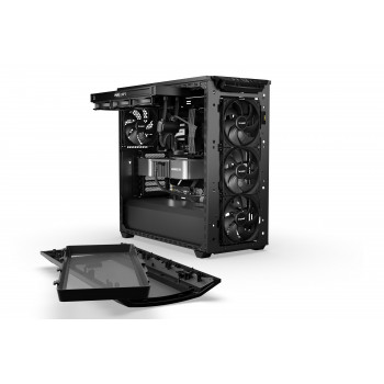 be quiet! Shadow Base 800 Noir | Boîtier PC ARGB vitré, Mini ITX   Micro ATX   ATX   E-ATX, 3 ventilateurs Pure Wings 3 140 mm