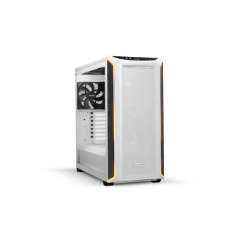 be quiet! Shadow Base 800 Blanc | Boîtier PC ARGB vitré, Mini ITX   Micro ATX   ATX   E-ATX, 3 ventilateurs Pure Wings 3 140 mm