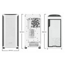 be quiet! Shadow Base 800 Blanc | Boîtier PC ARGB vitré, Mini ITX   Micro ATX   ATX   E-ATX, 3 ventilateurs Pure Wings 3 140 mm