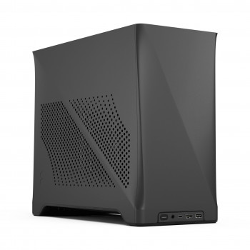 Fractal Design Era 2 Mini Tower Charbon de bois, Gris
