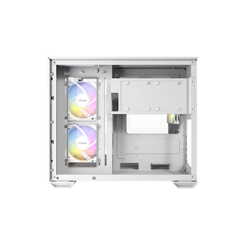 Antec CX600M Trio ARGB White Mini Tower Transparent, Blanc