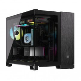 Corsair CC-9011287-WW unité centrale Midi Tower Aluminium, Noir