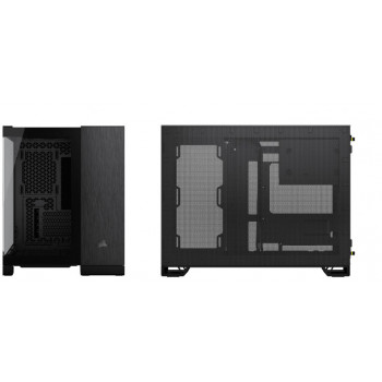 Corsair CC-9011287-WW unité centrale Midi Tower Aluminium, Noir