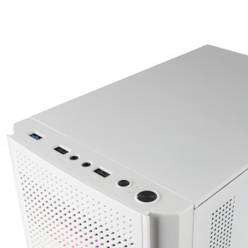Mars Gaming MC300W unité centrale Mini Tower Blanc