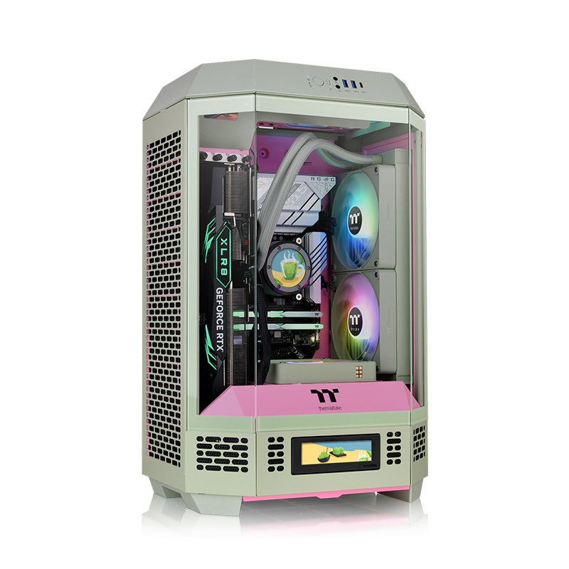 Thermaltake Tower 300 Matcha Plum Micro Tower Prune