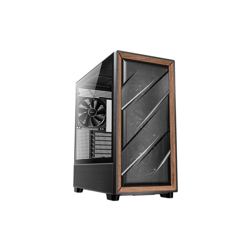 Antec 0-761345-10133-2 unité centrale Midi Tower Noir, Bois