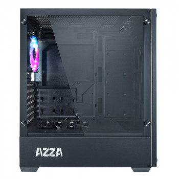 Azza APOLLO 430 Midi Tower Noir, Transparent