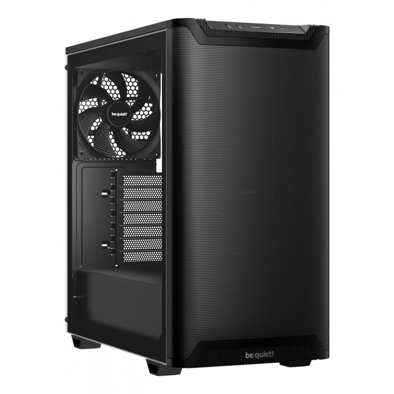 be quiet! Pure Base 501 Noir | Boîtier PC vitré , Mini ATX   Micro ATX   ATX, 2 ventilateurs Pure Wings 3 140 mm PWM