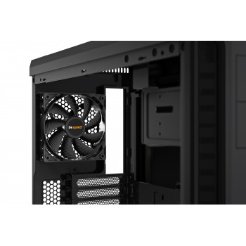 be quiet! Pure Base 600 Noir | Boîtier PC vitré, Mini ITX   Micro ATX   ATX,1 ventilateur Pure Wings 2 120 mm, 1 ventilateur