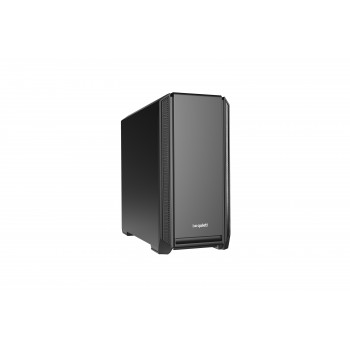 be quiet! Silent Base 601 Noir | Boîtier PC ARGB, Mini ITX   Micro ATX   ATX   E-ATX, 2 ventilateurs Pure Wings 140 mm