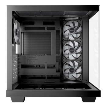 be quiet! Light Base 500 Noir | Boîtier PC ARGB vitré, Mini ITX   Micro ATX   ATX, 4 ventilateurs Light Wings LX 120 mm
