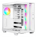 be quiet! Light Base 500 Blanc | Boîtier PC ARGB vitré, Mini ITX   Micro ATX   ATX, 4 ventilateurs Light Wings LX 120 mm