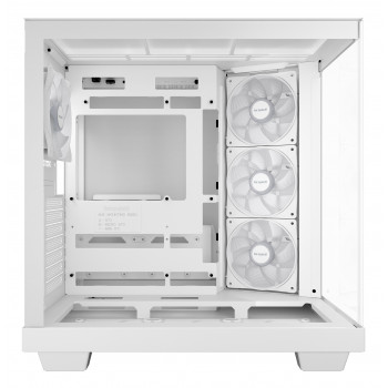 be quiet! Light Base 500 Blanc | Boîtier PC ARGB vitré, Mini ITX   Micro ATX   ATX, 4 ventilateurs Light Wings LX 120 mm