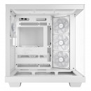 be quiet! Light Base 500 Blanc | Boîtier PC ARGB vitré, Mini ITX   Micro ATX   ATX, 4 ventilateurs Light Wings LX 120 mm
