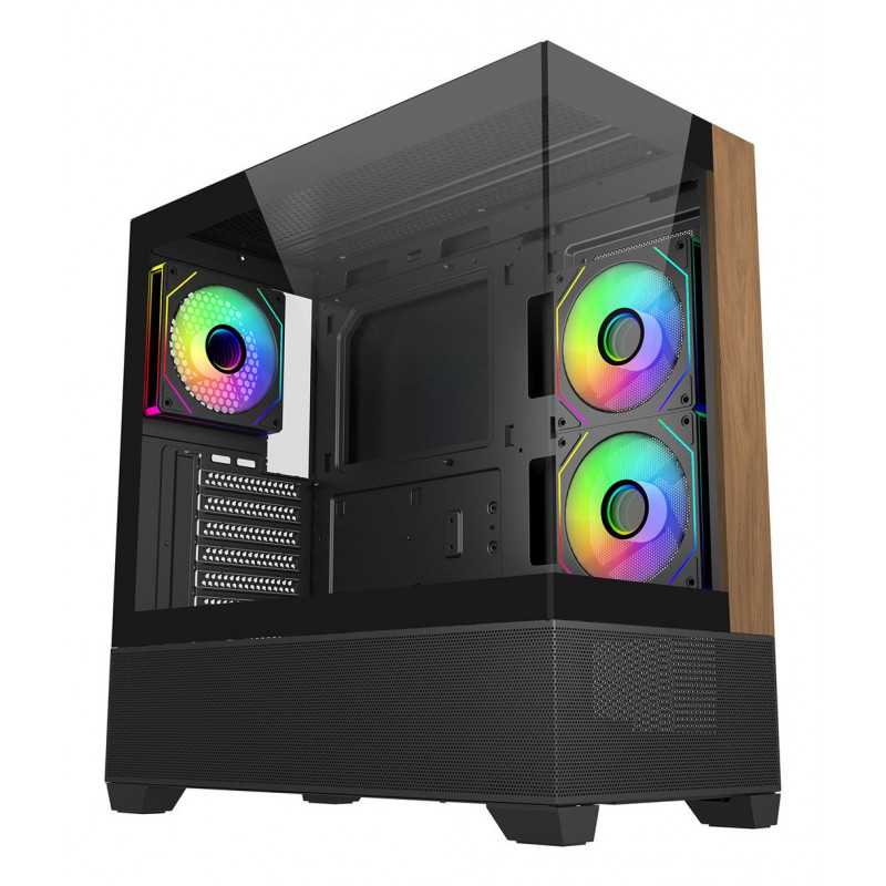 Cooler Master Elite 690 Wood Midi Tower Noir