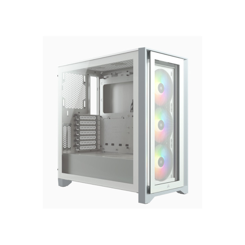 Corsair iCUE 4000X RGB Midi Tower Blanc