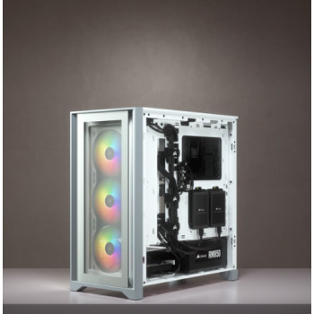 Corsair iCUE 4000X RGB Midi Tower Blanc