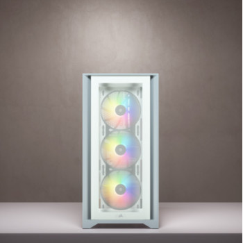 Corsair iCUE 4000X RGB Midi Tower Blanc