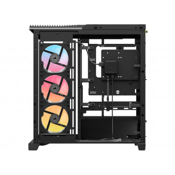 Corsair 4500X LX-R RGB Tempered Glass Mid-Tower, Black Midi Tower Noir