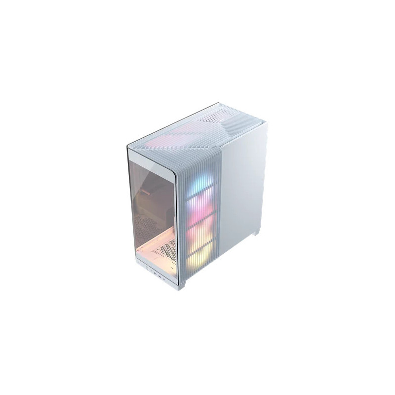 Corsair 4500X LX-R RGB Tempered Glass Mid-Tower, White Midi Tower Blanc