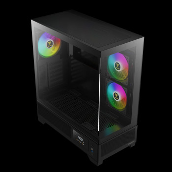 GAMDIAS ATLAS M1 unité centrale Midi Tower Noir