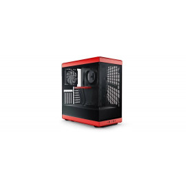 HYTE Y40 Midi Tower Noir, Rouge