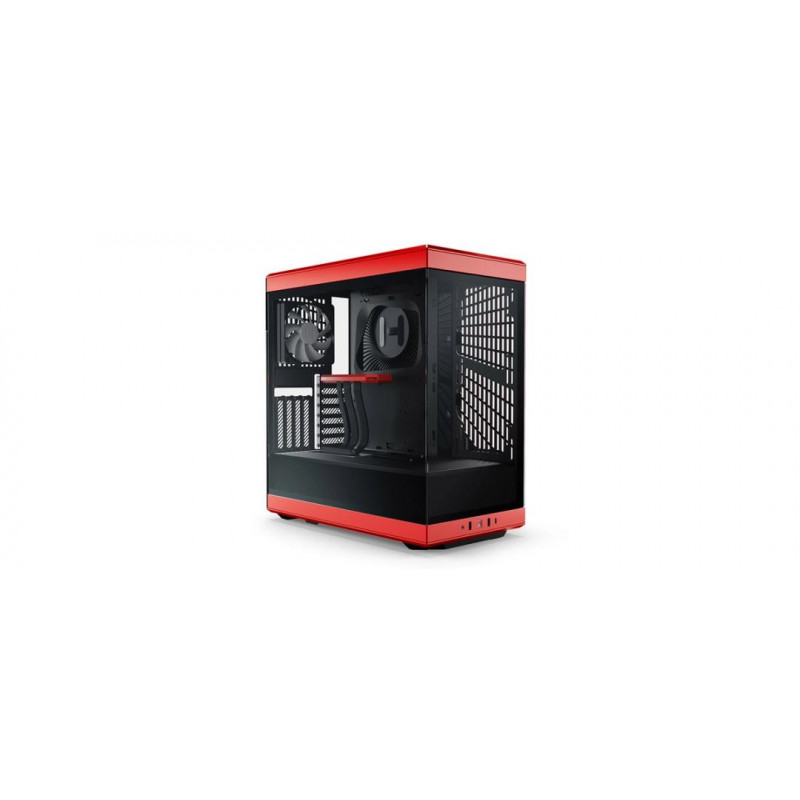 HYTE Y40 Midi Tower Noir, Rouge