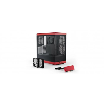 HYTE Y40 Midi Tower Noir, Rouge