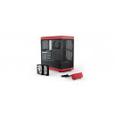 HYTE Y40 Midi Tower Noir, Rouge