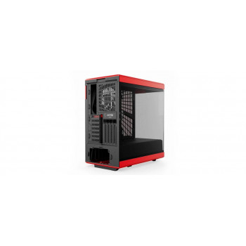 HYTE Y40 Midi Tower Noir, Rouge