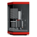 HYTE Y70 Midi Tower Noir, Rouge