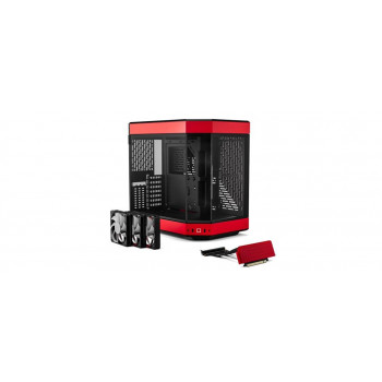 HYTE Y60 Midi Tower Noir, Rouge