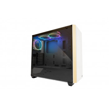 In Win IW-CS-216-3ASP120 unité centrale Midi Tower Blanc