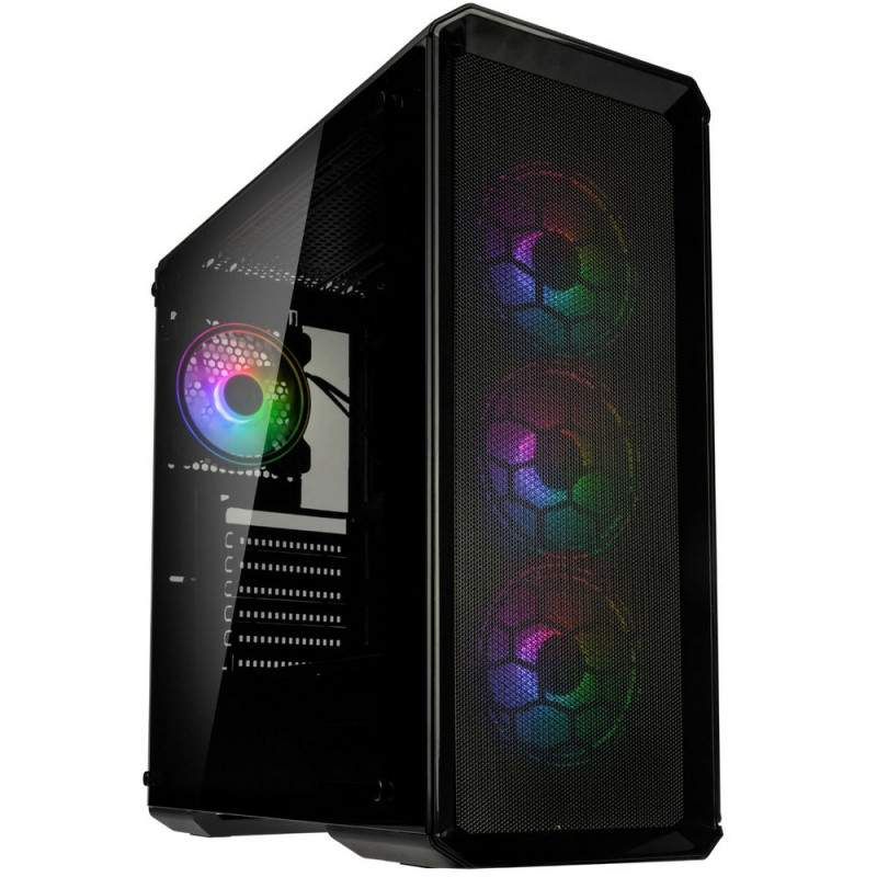 Kolink Levante V2 ARGB Midi Tower Transparent, Noir