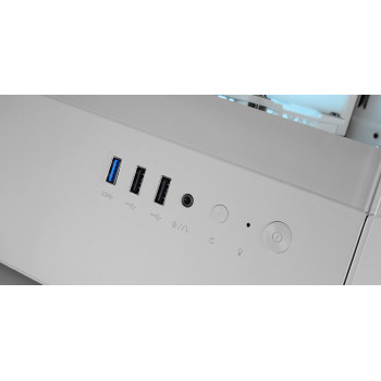 Mars Gaming MC-XOW Midi Tower Blanc