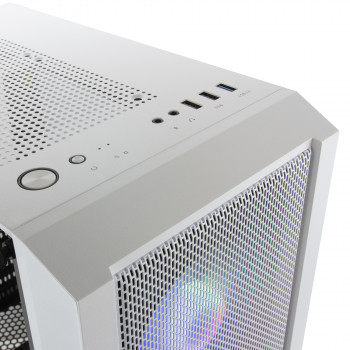 Mars Gaming MCCW unité centrale Midi Tower Blanc