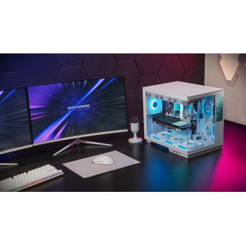 Mars Gaming MCMIRAGEW unité centrale Midi Tower Blanc